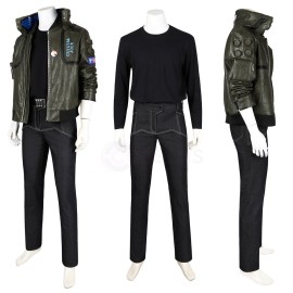 Cyberpunk 2077 Vincent Male V Leather Cosplay Jacket