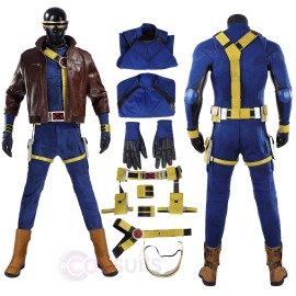 Scott Summers Cosplay Costume Doomsday Cyclops Suit Enhanced Version