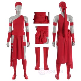 Female Elektra Daredevil Cosplay Costume 