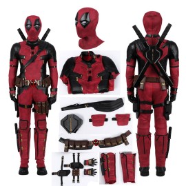 Deadpool 3 Wade Wilson Kids Cosplay Costume Top-Level Halloween Outfit