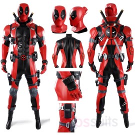 Marvel Rivals Deadpool Cosplay Costumes Full Set