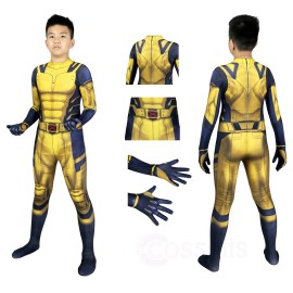 Kids Deadpool 3 Wolverine Cosplay Costumes For Halloween