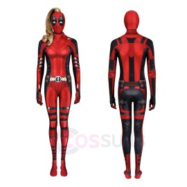 Deadpool 3 Lady Deadpool Cosplay Costumes Jumpsuit