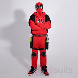 Kids Deadpool 3 Cosplay Costume Wade Winston Hoodies
