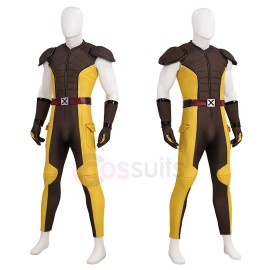Deadpool 3 Wolverine Brown Suit Cosplay Costume Halloween Suits