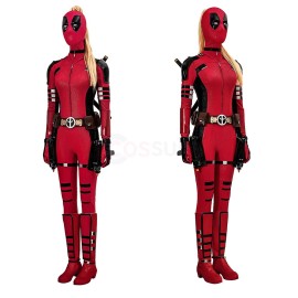 2024 Lady Deadpool Cosplay Costume Deadpool Wolverine Halloween Cosplay Suit