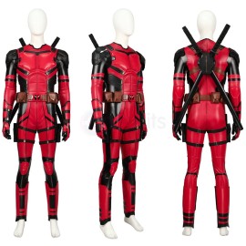 Deadpool 3 Samurai Wade Wilson Red Cosplay Costumes