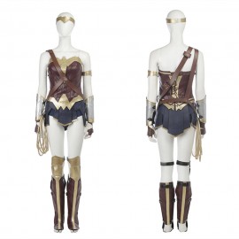 WW Diana Prince Cosplay Costume With Boots Female Superhero Classic Suit