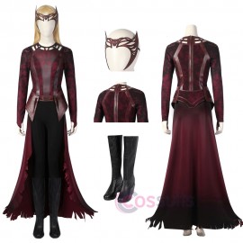 Doctor Strange In The Multiverse Of Madness Scarlet Witch Cosplay Costumes