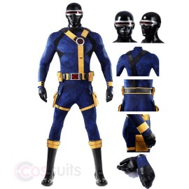 Scott Summers Cosplay Costume Doomsday Cyclops Suit Top Level