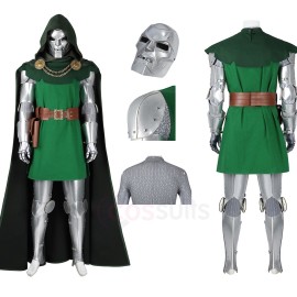 Fantastic Four Doctor Doom Cosplay Costume Version 2 Halloween Suit