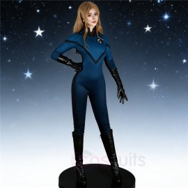 Fantastic Four 2005 Invisible Woman Cosplay Costume Susan Storm Cosplay Suit