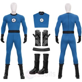 Fantastic Four Mister Fantastic Reed Richards Classic Cosplay Jumpsuit