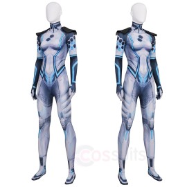 Fantastic Four Invisible Woman Future Foundation Printed Cosplay Costume