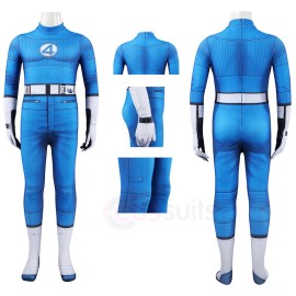 Mister Fantastic Kid Bodysuit Reed Richards The Fantastic Four First Steps Cosplay Costume