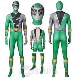 Green Power Rangers Costume Kishiryu Sentai Ryusoulger Green Solider Cosplay Suit
