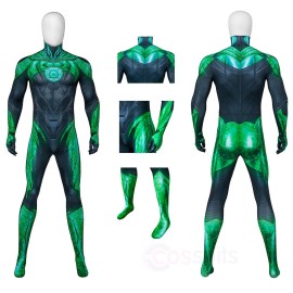 Green Lantern Cosplay Costumes Jumpsuit For Halloween