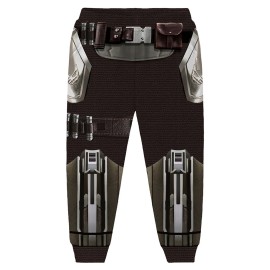 The Mandalorian Din Djarin Kids Hoodie with Pants Cosplay Set