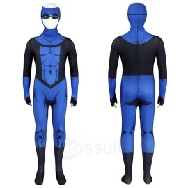 Kids Invincible Season 3 Mark Grayson Cosplay Costume Spandex Suit with Mask