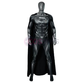 Justice League Superhero Black Bodysuit Cosplay Costume