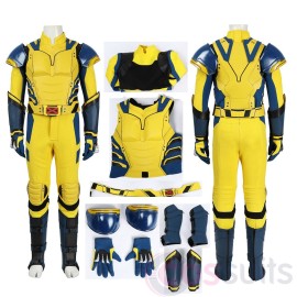 Kids Wolverine Leather Cosplay Costume Perfect Halloween Superhero Gift