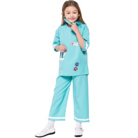 2023 Doctor Costume for Kids Boys and Girls Halloween Party Performance Outfit