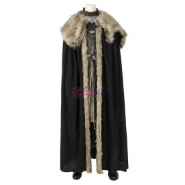 King of The North Cosplay Outfits Game of Thrones Season 8 Jon Snow Costume