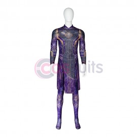Kingo Cosplay Costumes Eternals Kingo Purple Cosplay Suit
