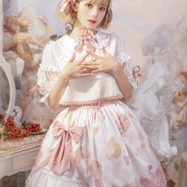 Summer Daily Cute Lolita Short Skirt Set