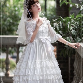Elegant High Waist Lolita Jumper Skirt