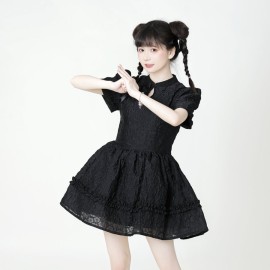 New Chinese Style Sweet and Sexy Slim Bubble Lolita Dress