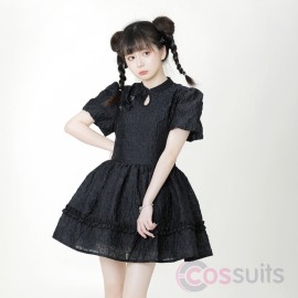 New Chinese Style Sweet and Sexy Slim Bubble Lolita Dress