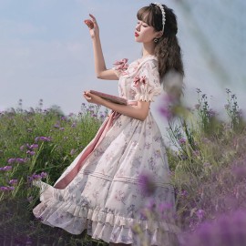Summer Daily Elegant Lolita Short Sleeve Dress