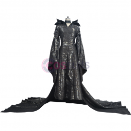 Maleficent Cosplay Costume Black Witch Angelina Jolie Suit