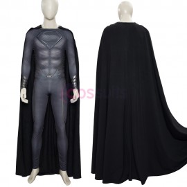 Man Of Steel 2 Superman Black Cosplay Costume Superman Suit