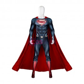 Man Of Steel Cosplay Costume SuperHero Clark Cosplay Jumpsuit