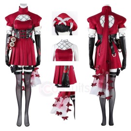 Marvel Rivals Psylocke Blood Kariudo Skin Halloween Cosplay Costumes