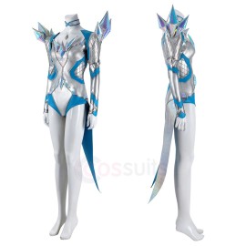 Marvel Rivals Emma Frost White Queen Cosplay Costume Elegant White Suit