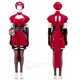Marvel Rivals Psylocke Blood Kariudo Skin Cosplay Costume Version 2 Halloween Suit