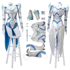 Marvel Rivals Emma Frost White Queen Cosplay Costume Halloween Outfit