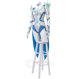 Marvel Rivals Emma Frost White Queen Cosplay Costume Halloween Outfit