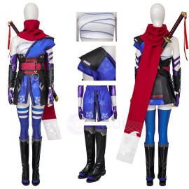 Psylocke Cosplay Costume Superhero Halloween Uniform from Marvel Rivals