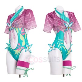 Marvel Rivals Psylocke Swimsuit Cosplay Costume Butterfly Style Halloween Suits