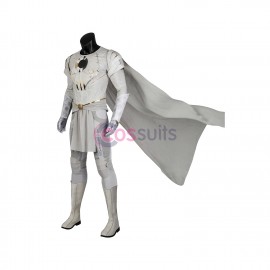 Moon Knight Cosplay Costumes Marc Spector Silver Grey Cosplay Outfit