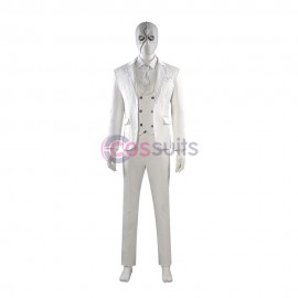 Moon Knight Steven Grant White Suit For Halloween Cosplay