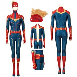 Captain Marvel Suit Carol Danvers Cosplay Costume