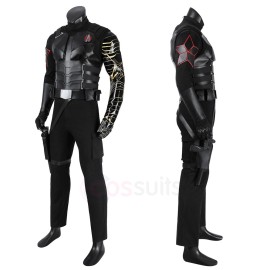 New Avengers Winter Soldier Bucky Barnes Deluxe Cosplay Costume for Halloween