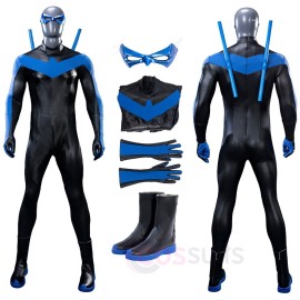Dark Wing Hero Dick Grayson Version Bodysuit Cosplay Costume