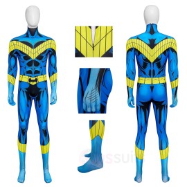 Dick Grayson Cosplay Costume Blue Jumpsuit New Titans Superhero Halloween Suit