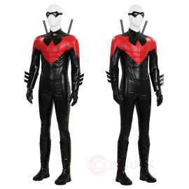 New 52 Dick Grayson Cosplay Costume Red Muscle Version